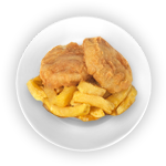 Kids Fish Cakes & Chips 