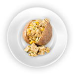 Baked Potato With Chicken & Sweetcorn 